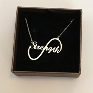 Strength Infinity Necklace